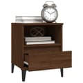 Miniatyrbillede 5 af 11: vidaXL sengeborde 2 stk. 40x35x50 cm brun egetræsfarve