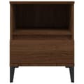 Miniatyrbillede 7 af 11: vidaXL sengeborde 2 stk. 40x35x50 cm brun egetræsfarve
