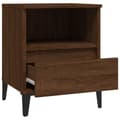 Miniatyrbillede 8 af 11: vidaXL sengeborde 2 stk. 40x35x50 cm brun egetræsfarve