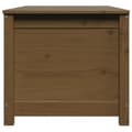 Miniatyrbillede 7 af 11: vidaXL opbevaringskasse 110x50x45,5 cm massivt fyrretræ gyldenbrun