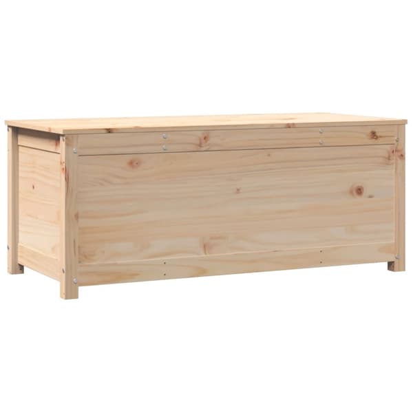 vidaXL opbevaringskasse 110x50x45,5 cm massivt fyrretræ