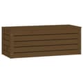 Pikkukuva 6 / 11: vidaXL Säilytyslaatikko hunajanruskea 89x36,5x33 cm täysi mänty