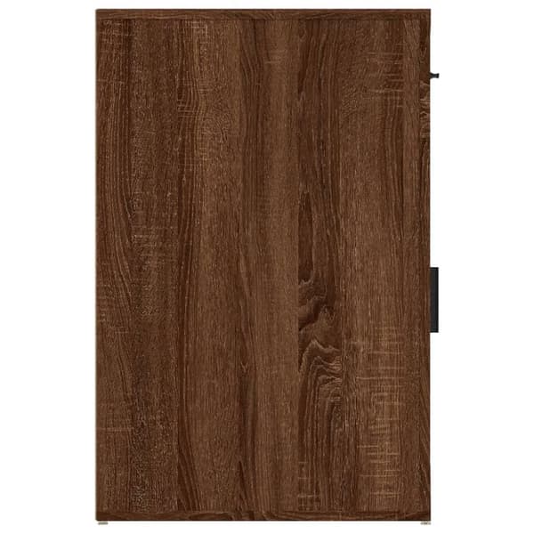 vidaXL skrivebordsskab 40x49x75 cm konstrueret træ brunt egetræ