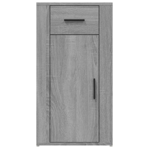 vidaXL Pöytäkaappi harmaa Sonoma 40x49x75 cm tekninen puu