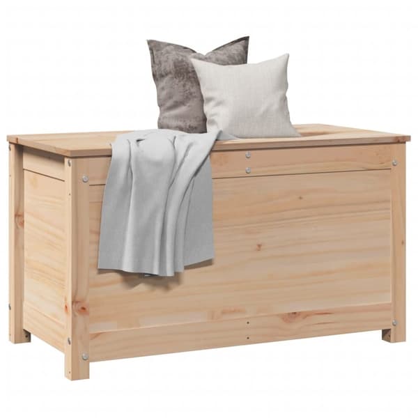 vidaXL opbevaringskasse 80x40x45,5 cm massivt fyrretræ