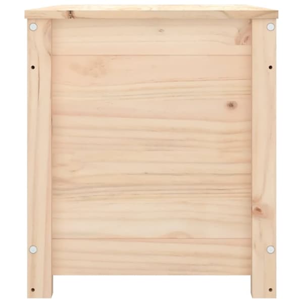 vidaXL opbevaringskasse 80x40x45,5 cm massivt fyrretræ