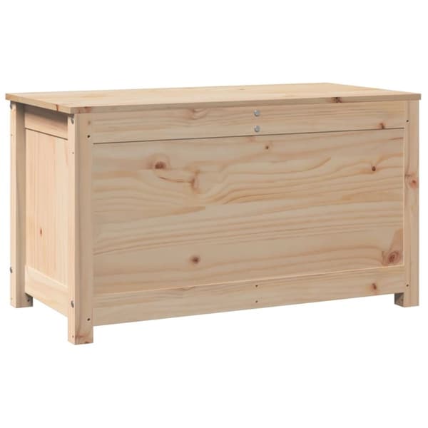 vidaXL opbevaringskasse 80x40x45,5 cm massivt fyrretræ