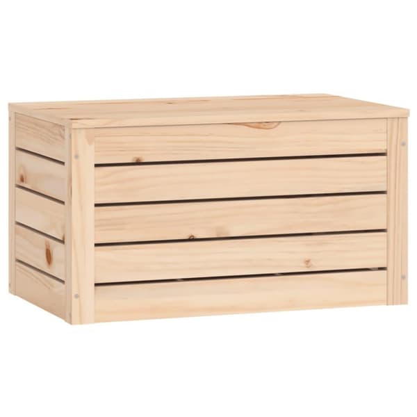 vidaXL Säilytyslaatikko 59,5x36,5x33 cm täysi mänty