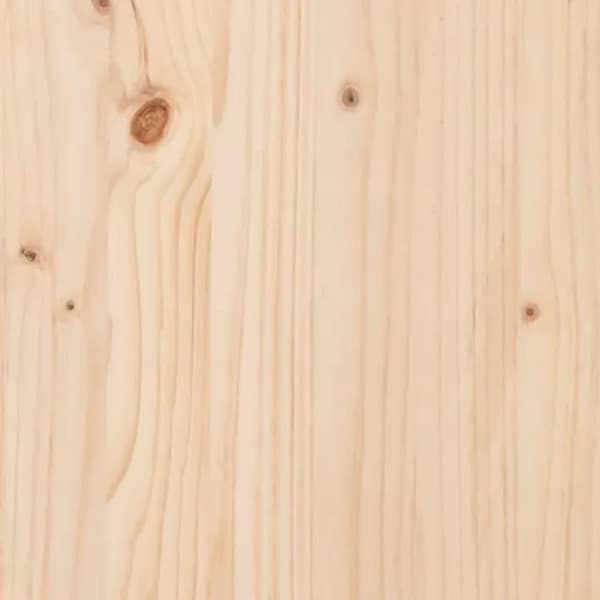 vidaXL Putekasse 89x36,5x33 cm heltre furu