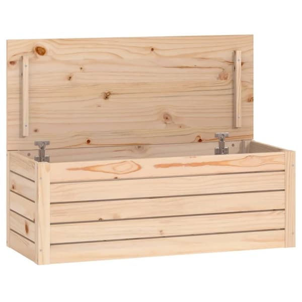 vidaXL Putekasse 89x36,5x33 cm heltre furu