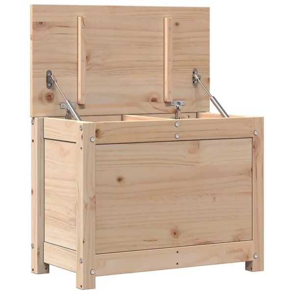 vidaXL Förvaringslåda 60x32x45,5 cm massiv furu