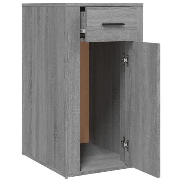 vidaXL Skrivebord grå sonoma 40x49x75 cm konstruert tre