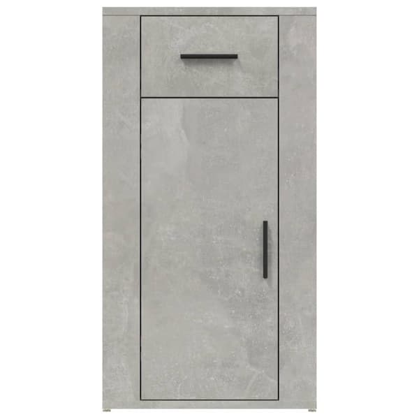 vidaXL Skrivbordskåp betonggrå 40x49x75 cm konstruerat trä