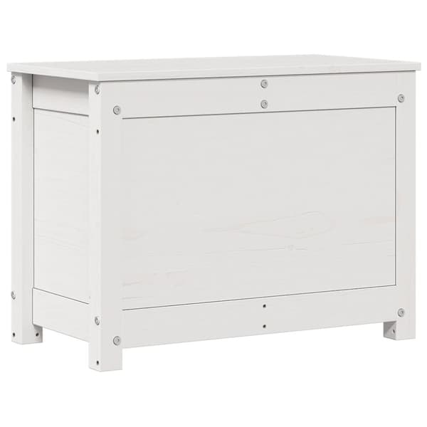 vidaXL Putekasse hvit 60x32x45,5 cm heltre furu