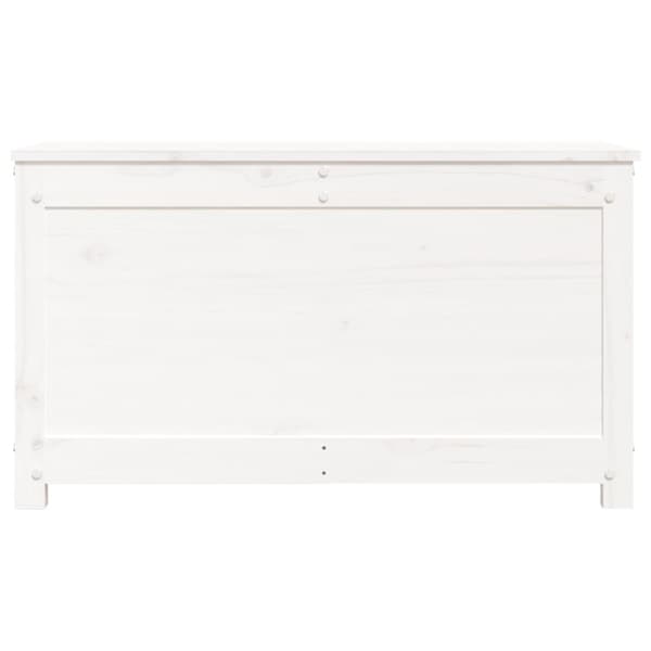vidaXL Putekasse hvit 80x40x45,5 cm heltre furu