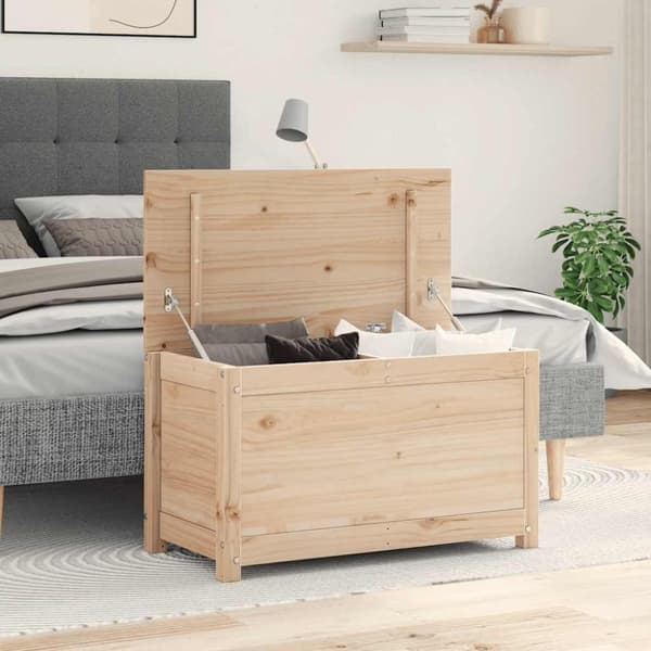 vidaXL Putekasse 80x40x45,5 cm heltre furu