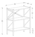 Miniatyrbillede 2 af 5: Insasi2 reol 2 hylder hvid.