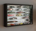 Miniatyrbilde 3 av 5: MandosaXL glassmontre vegghengt 2 glassdører svart.