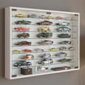 Miniatyrbilde 3 av 5: MandosaXXL glassmontre vegghengt 2 glassdører hvit.