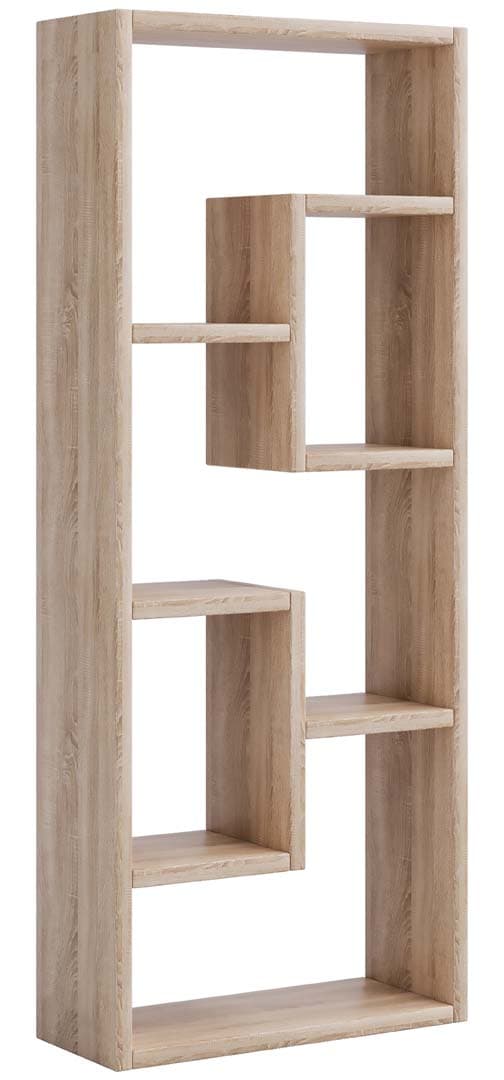 Vilota hylle vegghengt 5 hyller eik dekor.
