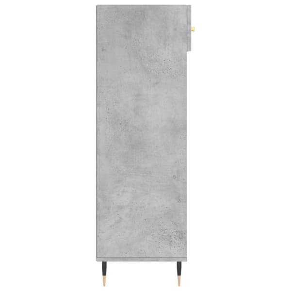 vidaXL skoreol 60x35x105 cm konstrueret træ betongrå