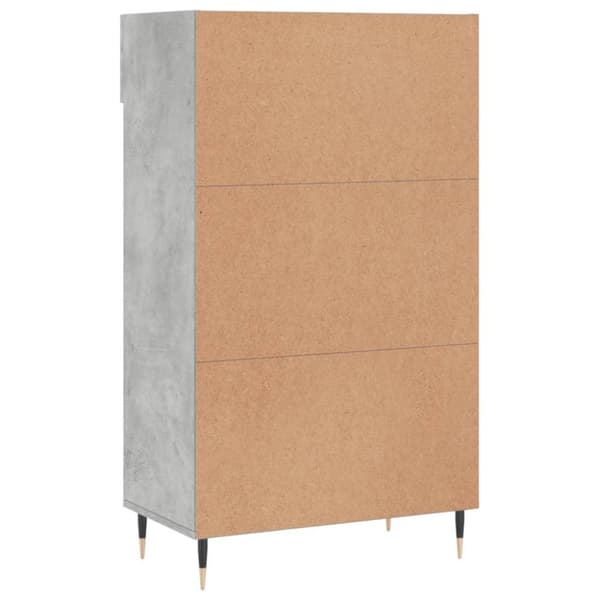 vidaXL skoreol 60x35x105 cm konstrueret træ betongrå