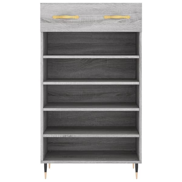 vidaXL skoreol 60x35x105 cm konstrueret træ grå sonoma-eg