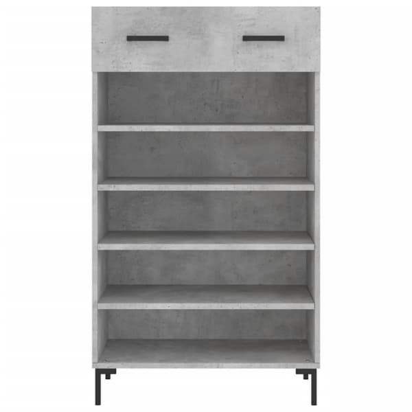vidaXL skoreol 60x35x105 cm konstrueret træ betongrå