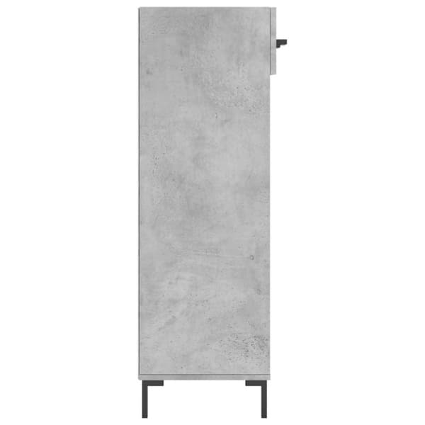 vidaXL skoreol 60x35x105 cm konstrueret træ betongrå