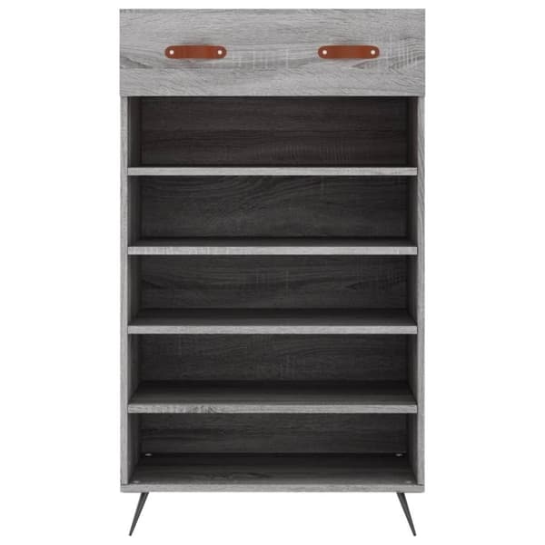 vidaXL skoreol 60x35x105 cm konstrueret træ grå sonoma-eg