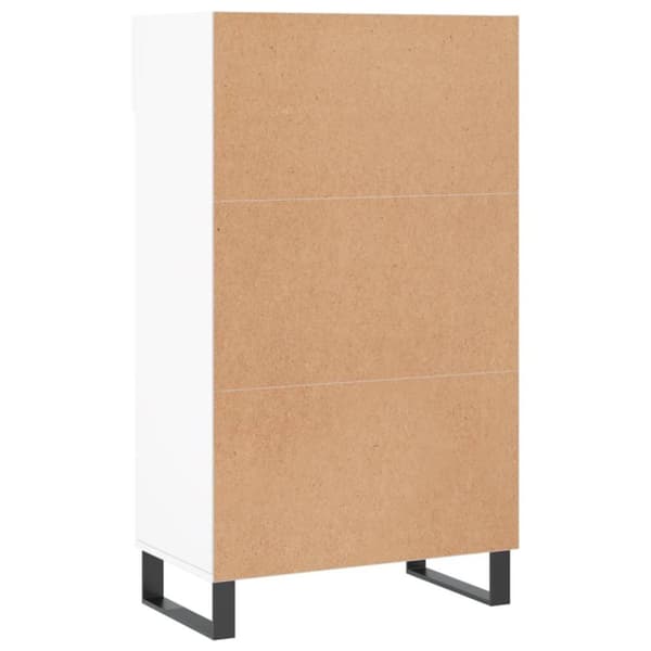 vidaXL Kenkäkaappi valkoinen 60x35x105 cm tekninen puu