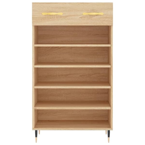 vidaXL Kenkäkaappi Sonoma-tammi 60x35x105 cm tekninen puu