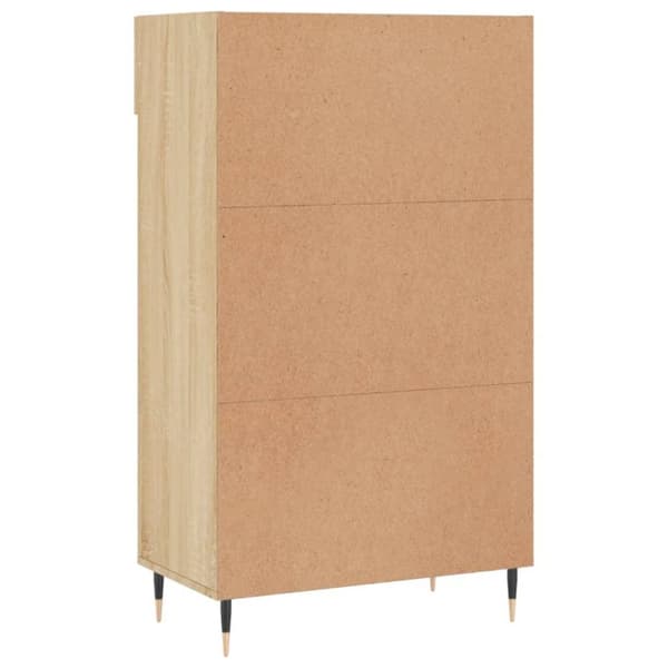 vidaXL Kenkäkaappi Sonoma-tammi 60x35x105 cm tekninen puu