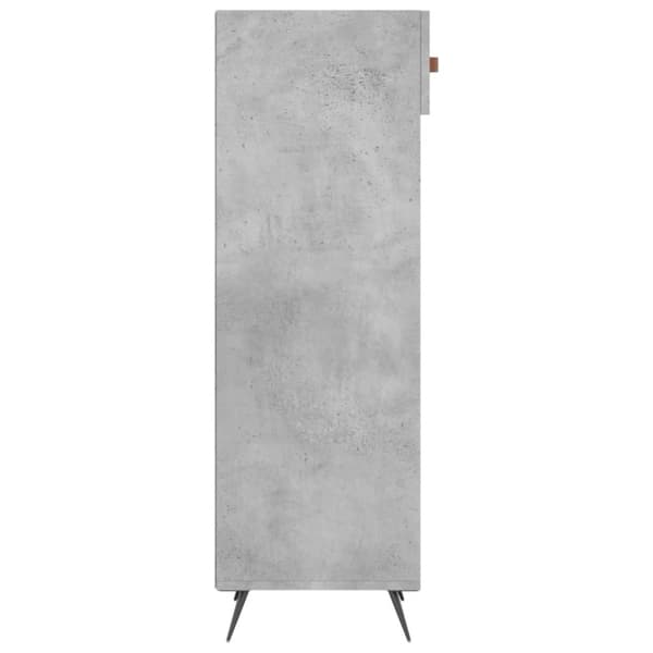 vidaXL skoreol 30x35x105 cm konstrueret træ betongrå