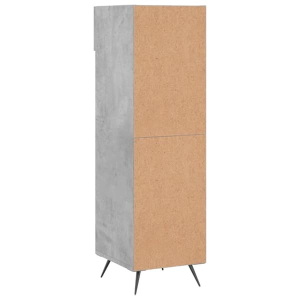 vidaXL skoreol 30x35x105 cm konstrueret træ betongrå
