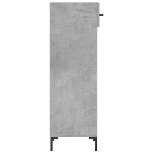 vidaXL skoreol 30x35x105 cm konstrueret træ betongrå