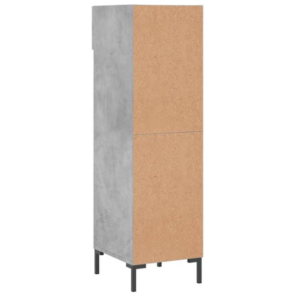 vidaXL skoreol 30x35x105 cm konstrueret træ betongrå