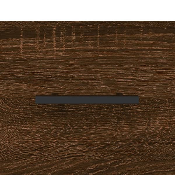 vidaXL skoreol 30x35x105 cm konstrueret træ brun egetræsfarve