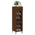 Miniatyrbilde 3 av 11: vidaXL Skohylle brun eik 30x35x105 cm konstruert tre