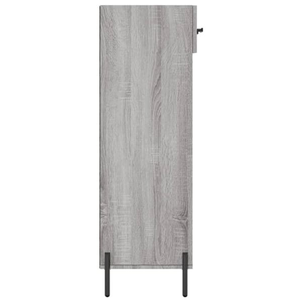 vidaXL Skohylla grå sonoma 60x35x105 cm konstruerat trä