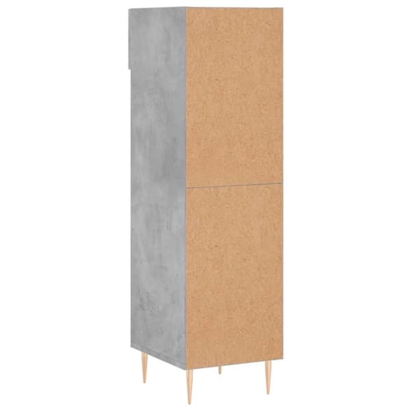vidaXL skoreol 30x35x105 cm konstrueret træ betongrå