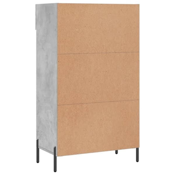 vidaXL skoreol 60x35x105 cm konstrueret træ betongrå