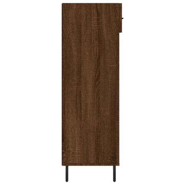 vidaXL skoreol 60x35x105 cm konstrueret træ brun egetræsfarve