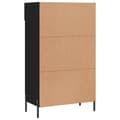 Miniatyrbillede 8 af 11: vidaXL skoreol 60x35x105 cm konstrueret træ sort