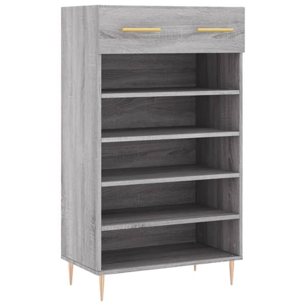vidaXL skoreol 60x35x105 cm konstrueret træ grå sonoma-eg