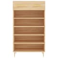 Miniatyrbilde 6 av 11: vidaXL Skohylle sonoma eik 60x35x105 cm konstruert tre