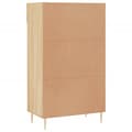 Miniatyrbilde 8 av 11: vidaXL Skohylle sonoma eik 60x35x105 cm konstruert tre