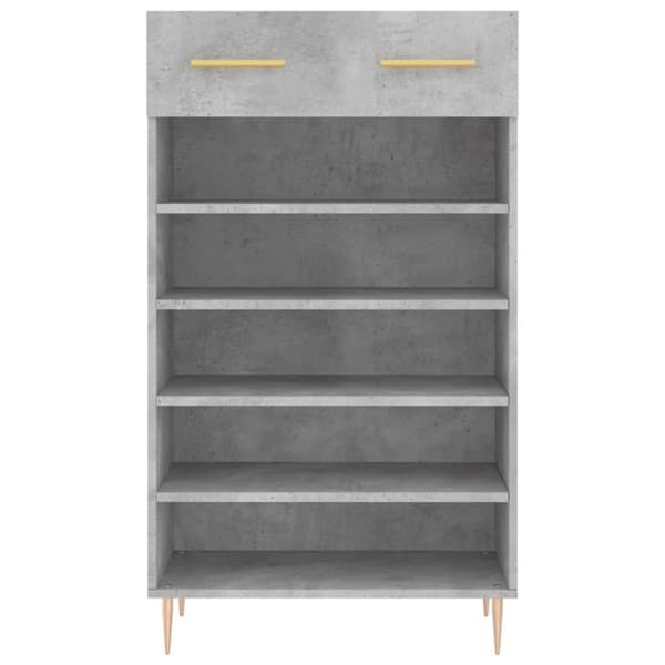 vidaXL skoreol 60x35x105 cm konstrueret træ betongrå