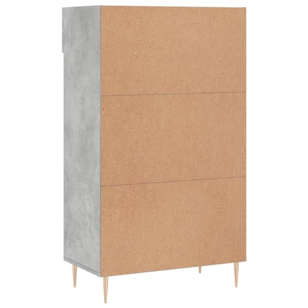 vidaXL skoreol 60x35x105 cm konstrueret træ betongrå