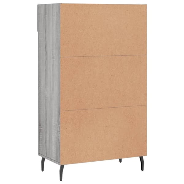 vidaXL skoreol 60x35x105 cm konstrueret træ grå sonoma-eg